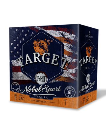 Nobel/eurosports Llc ANSLR175 Target Low Recoil 12Gauge 2.75" 1oz 7.5Shot 25 Per Box/10Case