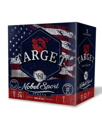 Nobel/eurosports Llc ANS121FSC75 Target12Gauge 2.75" 1oz 7.5Shot 25 Per Box/10Case