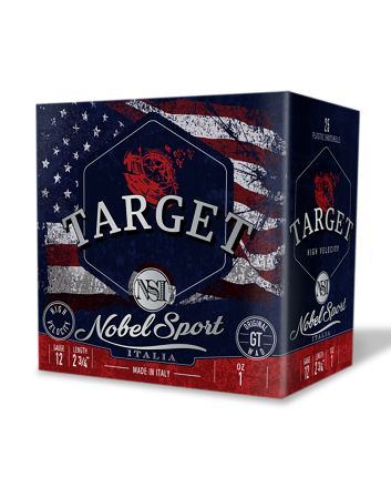 Nobel/eurosports Llc ANS121FSC8 Target12Gauge 2.75" 1oz 8Shot 25 Per Box/10Case
