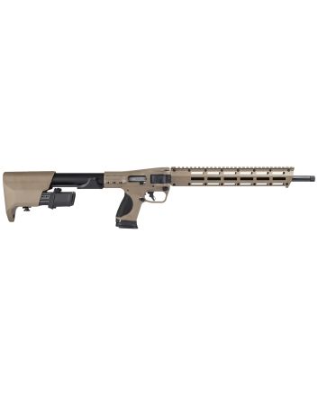 Smith &amp; Wesson 14376 M&amp;P FPC9mm Luger 23+1 18.60" Black Oxide Flat Dark Earth Cerakote Aluminum Receiver M-LOK Handguard Polymer Stock Palm Swell Grip
