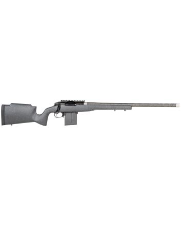 Proof Research 137857 Elevation MTR 2.0 6.5 PRC 22" Carbon Fiber Wrapped Match Grade Threaded Barrel, Black Cerakote Picatinny Rail Steel Receiver, Fixed Proof Black Granite Carbon Fiber Stock