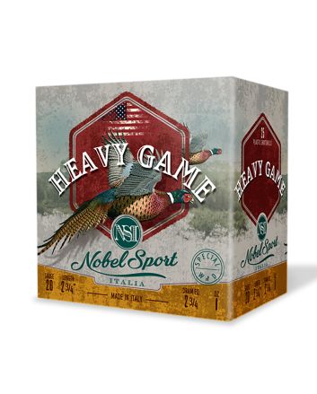 Nobel/eurosports Llc ANSH2075 Heavy Game20Gauge 2.75" 1oz 7.5Shot 25 Per Box/10Case