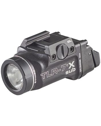 Streamlight 69405 TLR-7 X Sub USBBlack Anodized 500 LumensWhite LED Glock 43X MOS/48 MOS/43X/48