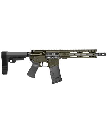 Diamondback DB1916B101 DB15300 AAC 30+1 10" OD Green Cerakote Heavy Barrel 9" M-LOK Handguard 7075-T6 Aluminum SBA3 Brace Magpul MOE Grip