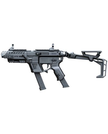Recover Tactical PIXPBFST01 P-IX+BasicPG9 Folding Stock Metal Front Guard Black