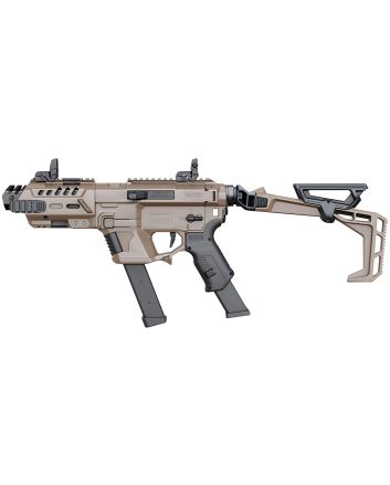 Recover Tactical PIXPBFST02 P-IX+BasicPG9 Folding Stock Metal Front Guard Tan