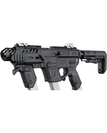 Recover Tactical PIXPMGST01 P-IX+MGPG9 SR20 Metal Front Guard Black