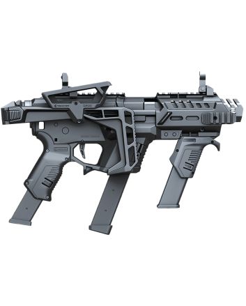 Recover Tactical PIXPMGFST01 P-IX+MGPG9 SR20 Metal Front Guard Folding Stock Black