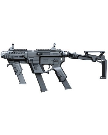 Recover Tactical PIXPMGFBR01 P-IX+MGPG9 SR20 Metal Front Guard Folding Brace Black