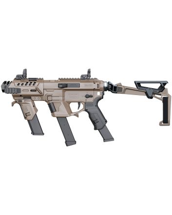 Recover Tactical PIXPMGFBR02 P-IX+MGPG9 SR20 Metal Front Guard Folding Brace Tan