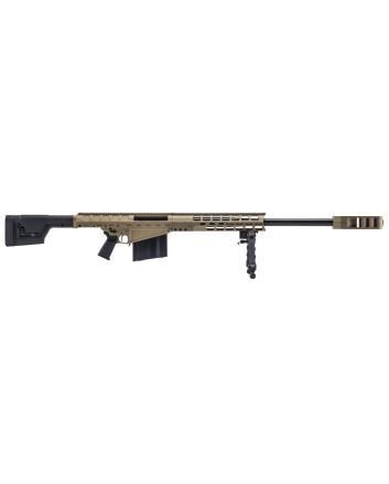 Thompson TAO50FDE TAO5050 BMG 10+1 29" Black Steel Barrel, Flat Dark Earth Anodized Picatinny Rail Aluminum Receiver, Magpul PRS Gen3 Polymer Stock, Magpul MOE+ Grip, Features Accu-Tac Bipod