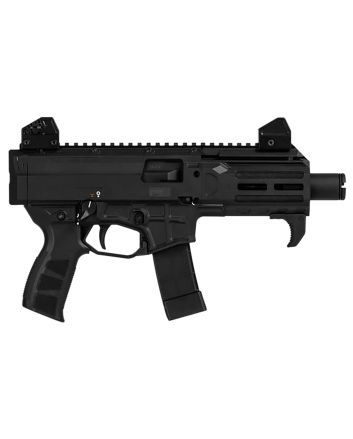 CZ-USA 91430 Scorpion 3+ Micro 9mm Luger 20+1 4.20" Black Polycoat Threaded Barrel, M-LOK Handguard, Picatinny Rail Receiver, Black Polymer Frame, Black Polymer Grip, Ambidextrous