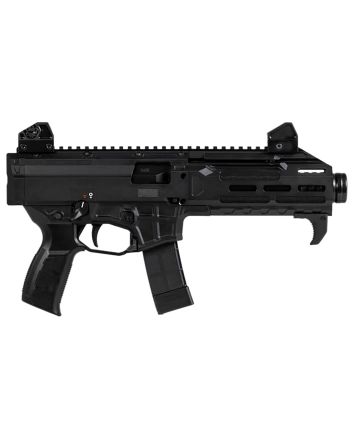 CZ-USA 91431 Scorpion 3+9mm Luger 20+1 7.80" Black Threaded Barrel &amp; Black Polymer Frame, Black Polymer Grip