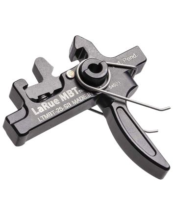 Larue Tactical LTMBT2SSB MBT-2SBlack Two-Stage Straight Fits AR10/AR15