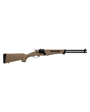 Savage Arms 23003 42 Takedown Full Size 22 WMR/410 Gauge 1rd 20" Black Satin Sporter Barrel, Satin Black Carbon Steel Receiver, Flat Dark Earth Fixed Synthetic Stock, Ambidextrous
