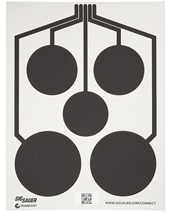 Sig Sauer SCT357 T300 Replacement Target Multi Zone Hanging Black/White