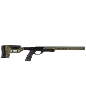 Mdt Sporting Goods Inc 104218ODG Oryx Chassis OD Green 6061-T6 Aluminum Fits Howa 1500 LA/ Weatherby Vanguard LA