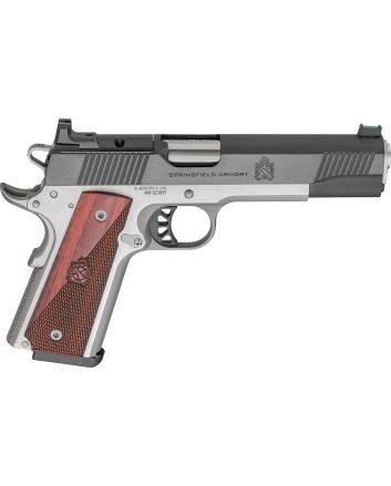 Springfield Armory PX9120LAOS 1911 Ronin 45 ACP 8+1 5" Stainless Steel Barrel Optic Ready Blued Slide Crossed Cannons Checkered Grip