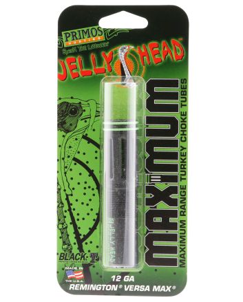 Primos 69410 JellyHead MaximumRemington Versa Max 12 Gauge Turkey Ported Steel Black-T Coating