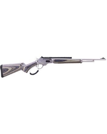 Rossi 950444189LW R95444 Marlin 5+1 18" Matte Stainless Threaded Barrel, Stainless Polished Stainless Steel Receiver, Fixed Laminate Stock