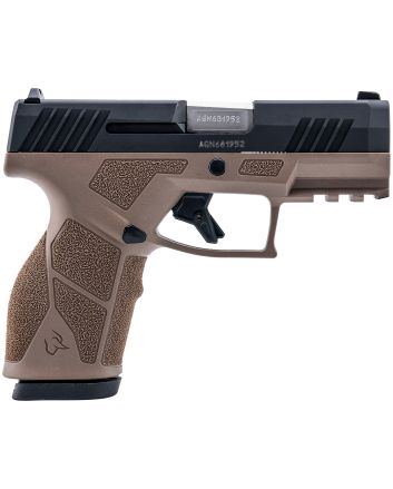 Taurus 1-GX2931B GX29mm 13+1 3.37" Matte Stainless Steel Barrel, Matte Black Serrated Stainless Steel Slide, Brown Polymer Frame w/Picatinny Rail, Polymer Grip