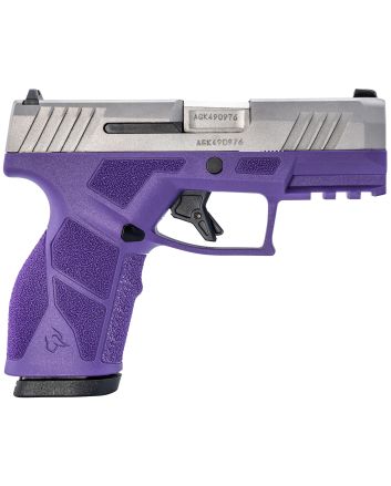 Taurus 1-GX2939DP GX29mm 13+1 3.37" Matte Stainless Steel Barrel, Matte Serrated Stainless Steel Slide, Dark Purple Polymer Frame w/Picatinny Rail, Polymer Grip