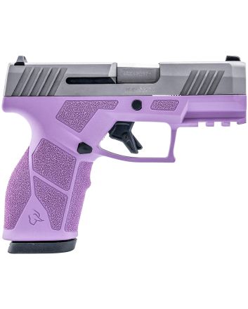 Taurus 1-GX2939LP-10 GX29mm 10+1 3.37" Matte Stainless Steel Barrel, Matte Serrated Stainless Steel Slide, Light Purple Polymer Frame w/Picatinny Rail, Polymer Grip