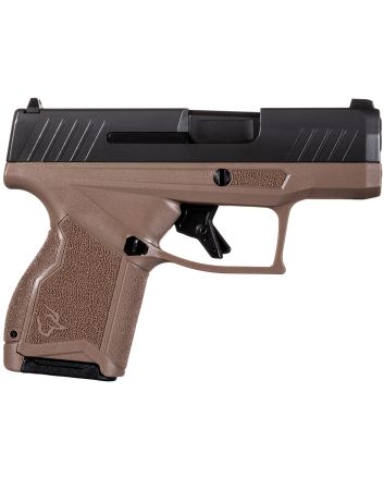 Taurus 1-GX4M931-B GX4Micro-Compact Frame 9mm Luger 13+1 3.06" Satin Black DLC Stainless Steel Barrel, Black Serrated Alloy Steel Slide, Brown Stainless Steel Frame, Textured Grip