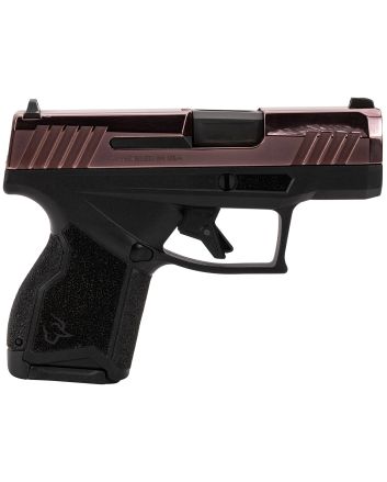 Taurus 1-GX4M931-RG GX4Micro-Compact Frame 9mm Luger 13+1 3.06" Satin Black DLC Stainless Steel Barrel, Rose Gold PVD Serrated Alloy Steel Slide, Matte Black Stainless Steel Frame, Textured Grip