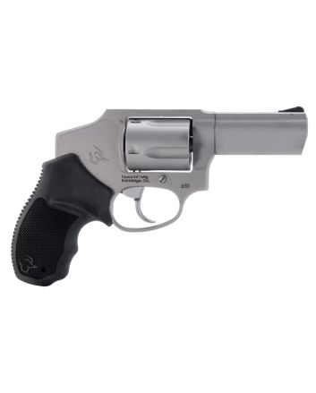 Taurus 2-650139 650Small 357 Mag 38/Special +P 5 Shot 3"Stainless Steel Barrel, Cylinder &amp; Frame, Black Rubber Grip, Transfer Bar Safety, Concealed Hammer