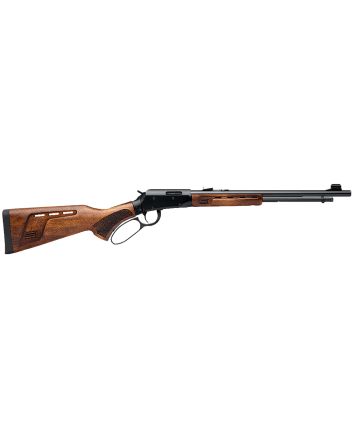 Savage Arms 46120 Revel Deluxe Full Size 22 WMR 9+1 18" Black Satin Threaded Barrel, Black Cerakote Drilled &amp; Tapped Aluminum Receiver, Satin Walnut Fixed Stock, Right Hand