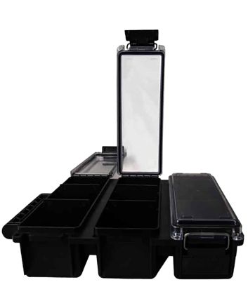 Berry's 68911 Tri-Can Triple Ammo Can Black Plastic
