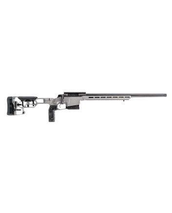 Faxon Firearms FX700SA308C01 FX7308 Win 5+1 22" Salt Bath Nitride Recessed Target Crown Steel Barrel Light Grey Stock
