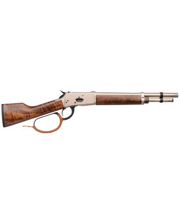 Gforce Arms GFLVR357PN Saddlehorn357 Mag 5+1 12" Nickel Threaded Barrel &amp; Receiver, Turkish Walnut Stock &amp; Forend, Thread Protector