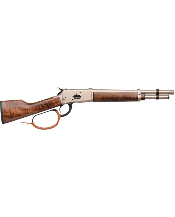Gforce Arms GFLVR44PN Saddlehorn44 Mag 5+1 12" Nickel Threaded Barrel &amp; Receiver, Turkish Walnut Stock &amp; Forend, Thread Protector