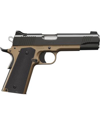 Kimber Mfg, Inc 3000461 Custom LW MP 9mm Luger 9+1 5" Stainless Match Grade Barrel, Black Serrated Steel Slide, Flat Dark Earth Aluminum Frame w/Beavertail, Black Textured Grip