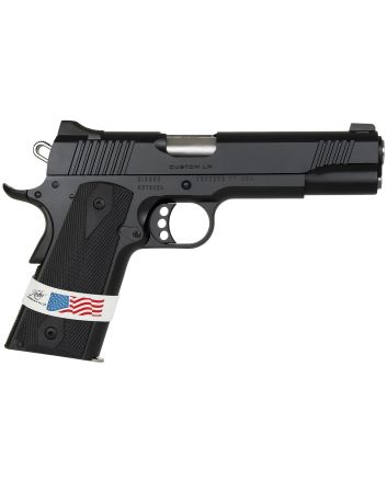 Kimber Mfg, Inc 3000500 Custom LW Liberty 45 ACP 7+1 5" Stainless Match Grade Barrel, KimPro Black Serrated Steel Slide, KimPro Black Aluminum Frame w/Beavertail, ANKA Grip