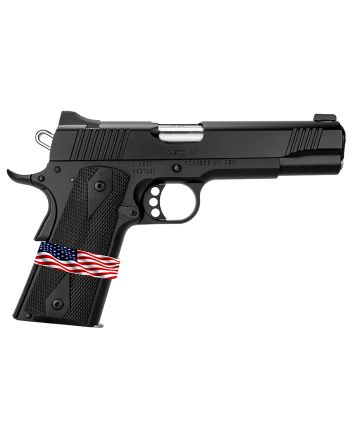 Kimber Mfg, Inc 3000502 Custom LW Liberty 9mm Luger 7+1 5" Stainless Match Grade Barrel, KimPro Black Serrated Steel Slide, KimPro Black Aluminum Frame w/Beavertail, ANKA Grip