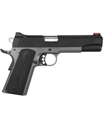 Kimber Mfg, Inc 3700693 Custom LW Shadow Ghost 45 ACP 8+1 5" Stainless Match Grade Barrel, KimPro Black Serrated Stainless Steel Slide, KimPro Gray Aluminum Frame w/Beavertail, Black Hogue Rubber Grip