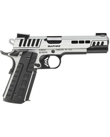 Kimber Mfg.,inc 3000421Rapide Scorpius 9mm 9+1 5" Black KimPro II w/ Brush Polished Flats Stainless Steel Slide G10 Grip