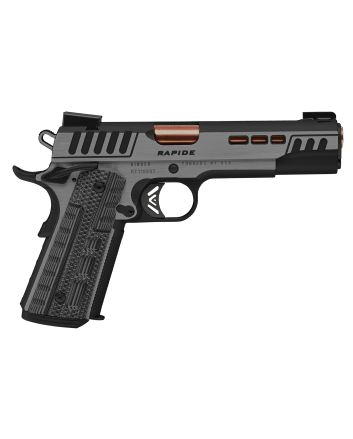 Kimber Mfg.,inc 3000430 Rapide Dusk 45 ACP 8+1 5" Rose Copper Steel Barrel, Black KimPro II Lightening Cut/Serrated Stainless Steel Slide, Black KimPro II Steel Frame w/Beavertail Black, G10 Grip