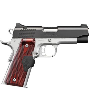 Kimber Mfg.,inc 3200389 Pro Carry II Two-Tone LG 9mm 9+1 4" Black Matte Silver Rosewood w/ Integrated Laer Grip