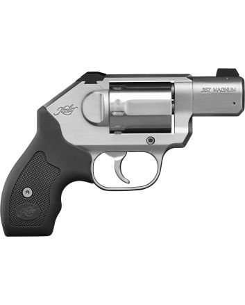 Kimber Mfg, Inc 3400004CA K6S *CA Compliant DAO 357 Mag 6 Shot 2" Brushed Stainless Steel Barrel &amp; Cylinder, Brushed Stainless Steel Frame, Black Hogue Rubber Grip, Concealed Hammer