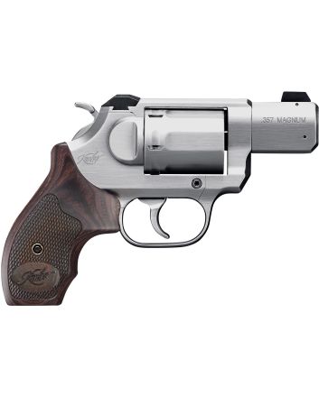 Kimber Mfg, Inc 3400021CA K6S *CA Compliant DA/SA 357 Mag 6 Shot 2" Brushed Stainless Steel Barrel &amp; Cylinder, Brushed Stainless Stainless Steel Frame, Diamond Checkering Grip, Exposed Hammer