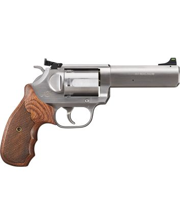 Kimber Mfg, Inc 3400032CA K6S Target GFO *CA Compliant DA/SA 357 Mag 6rd 4" Brushed Stainless Steel Barrel &amp; Cylinder, Brushed Stainless Stainless Steel Frame, Diamond Checkering Grip, Exposed Hammer