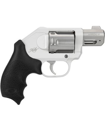 Kimber Mfg, Inc 3400034 K6XSSmall 38 Special +P 6 Shot 2" Glass Bead Stainless Steel Barrel, Silver KimPro II Aluminum Frame, Black Hogue Rubber Grip, Concealed Hammer