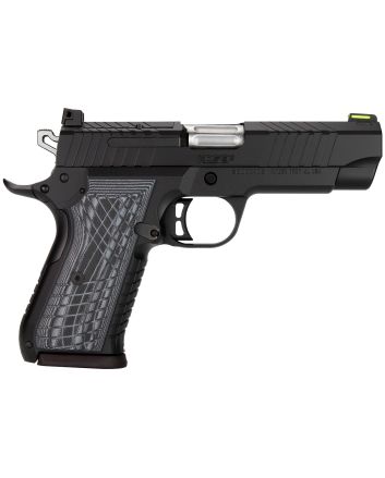 Kimber Mfg.,inc 3100010 KDS9C9mm 15+1 4.09" KimPro Black Front and Rear Serrations Stainless Steel Slide Gray and Black G10 Crosshatch Grip