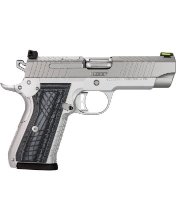 Kimber Mfg.,inc 3100013 KDS9C9mm 10+1 4.09" KimPro SilverFront and Rear Serrations Stainless Steel Slide Gray and Black G10 Crosshatch Grip