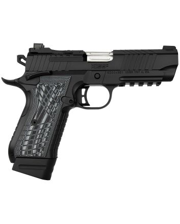 Kimber Mfg.,inc 3100014 KDS9C Rail 9mm 15+1 18+1 4.09" KimPro Black Front and Rear Serrations Stainless Steel G-10 Grip