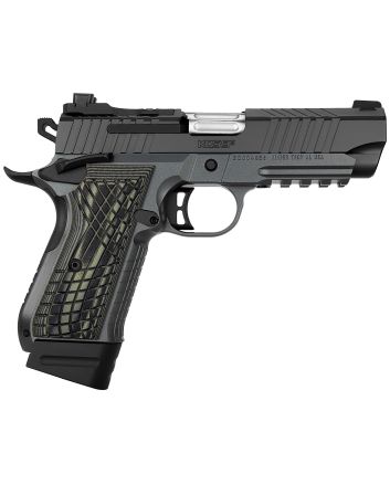 Kimber Mfg.,inc 3100016 KDS9C9mm 15+1 4.09" KimPro Gray Front and Rear Serrations Stainless Steel OD Green G-10 Grip